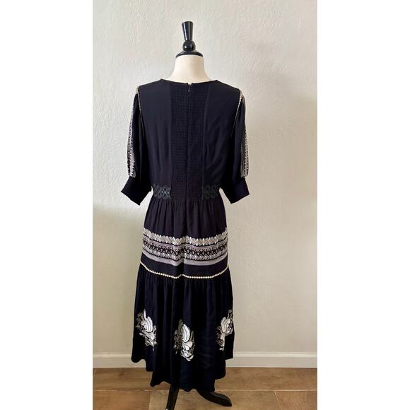 Hale Bob Ignia Midi Dress Women's Size M - Picture 11 of 13